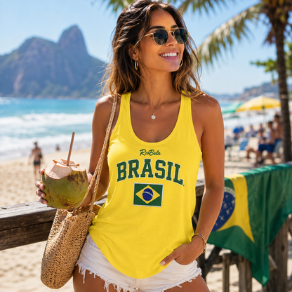 Brazil Women’s Cotton Tank Top