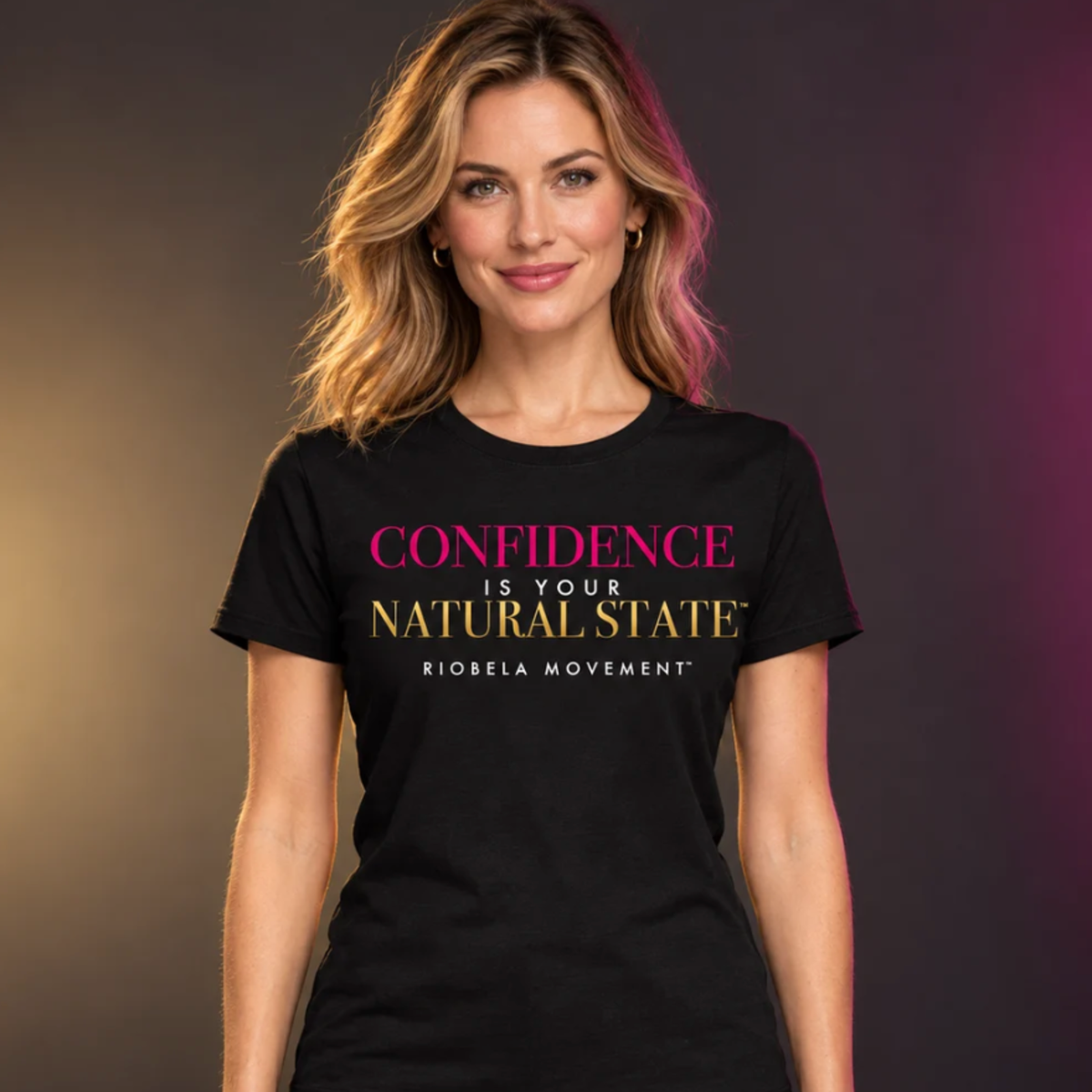 RioBela Movement Women’s T-Shirt – Confidence Is Your Natural State